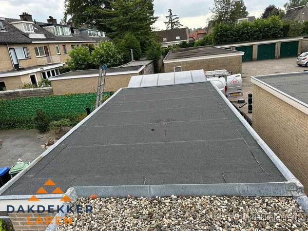 Dakinspectie plat dak na renovatie in Laren Dakinspectie plat dak na renovatie in Laren